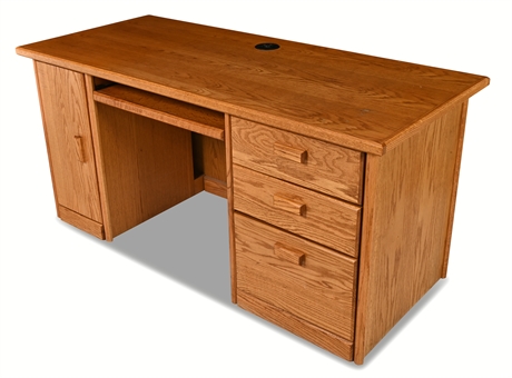 Oak Executive Desk