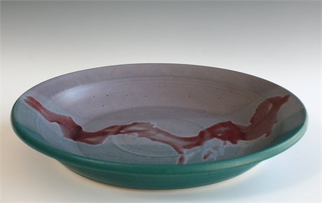 Colorful Glazed Platter from The Emporium