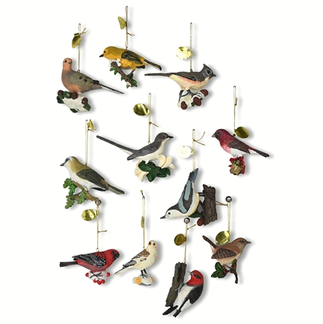 The Songbird Christmas Ornaments from the Danbury Mint