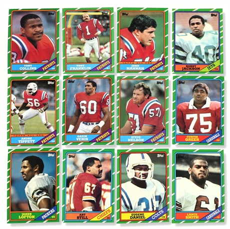 1986 Topps Football Card Collection