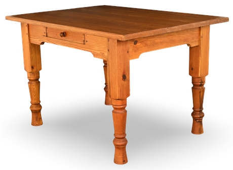 Farmhouse Wooden Dining Table