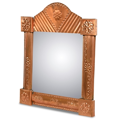 Copper Framed Mirror