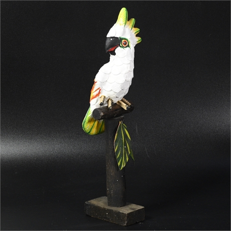 Folk Art Bird Sculpture