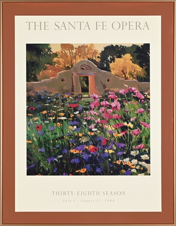 The Santa Fe Opera Framed Poster