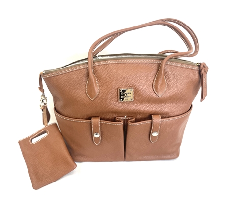 Dooney and Bourke Brown Leather Tote