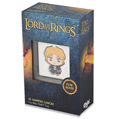 2021 Niue The Lord of the Rings SAMWISE GAMGEE Chibi 1 oz .999 Silver Proof Coin