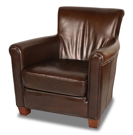 Leather Armchair By Pottery Barn