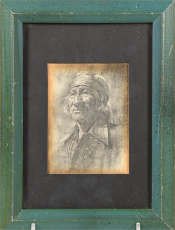 Framed Native American Print