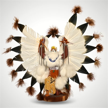 Vintage 21" Navajo 'Prayer Eagle' Kachina by Kimberly Yazzie