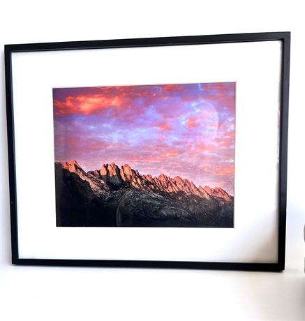 ORGAN MOUNTAINS PHOTOGRAPH, MOUNTED/FRAMED