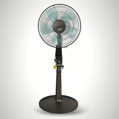 Rowenta Turbo Silence VU5551 Oscillating Pedestal Fan, 16" Blade