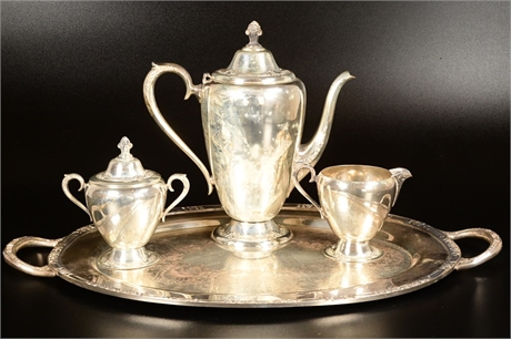 Rogers & Bro Silverplate Tea Set