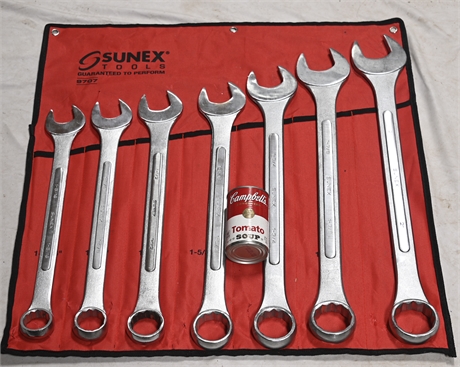 SUNEX Tools 7 Piece "Big" Wrench Set # 9707