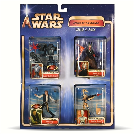 Star Wars 'Attack of The Clones' Value 4-Pack