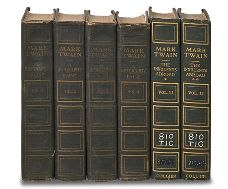 Antique Mark Twain Books