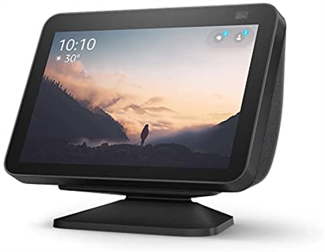 Amazon Echo Show 8 (2nd Gen) with Adjustable Stand | Charcoal