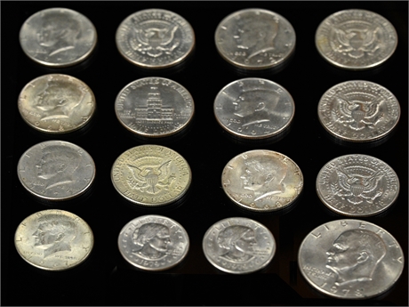(16) Vintage US Coins