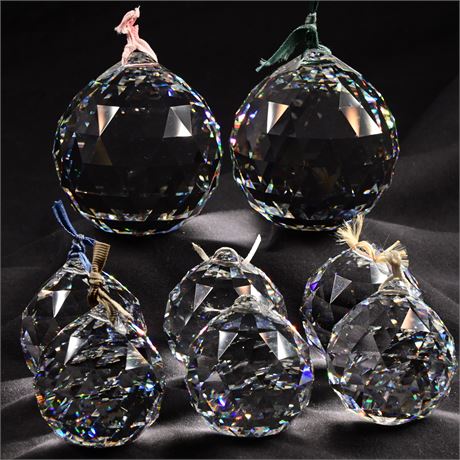 Hanging Crystal Prism Orbs