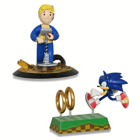 Sonic and Fallout Fortune Finder Figures