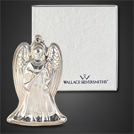 Wallace Silversmiths Sterling Silver "Sterling Memories" Angel Ornament, 1990