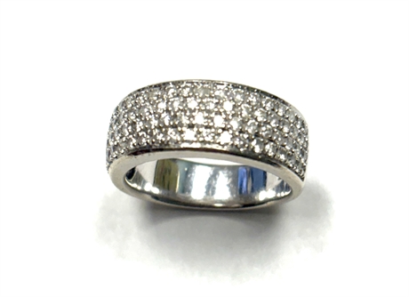 Gorgeous 14K White Gold with Diamonds