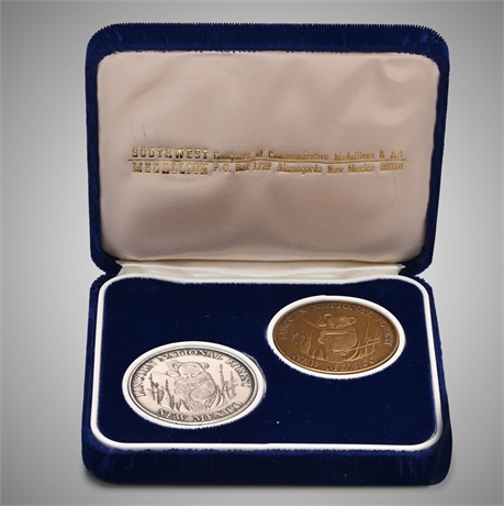 Lincoln National Forest 999 Silver Medallion Set