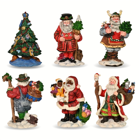 Santas of the World Figurines by Roman Inc