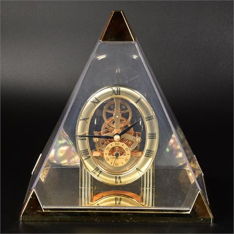 Howard Miller Pyramid Skeleton Clock