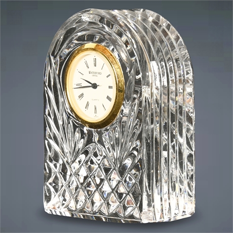 3.5" Waterford 'Lismore' Desk Clock