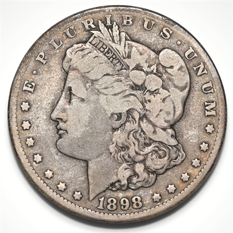 1898-S Morgan Silver Dollar - San Francisco Mint