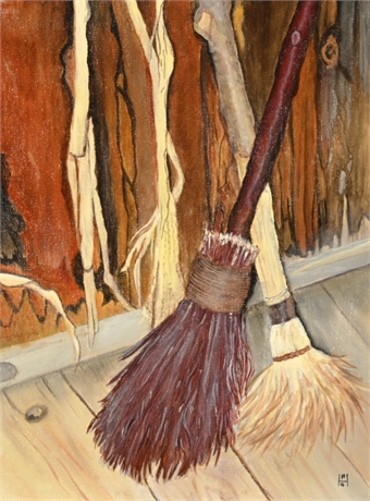 Brooms in Repose by Holly Goettelmann
