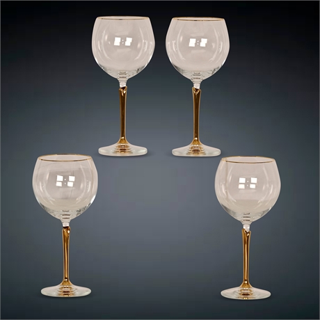 Colony Crystal Czech Wine Stems