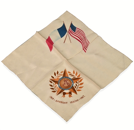 1927 American Legion Silk Handkerchief