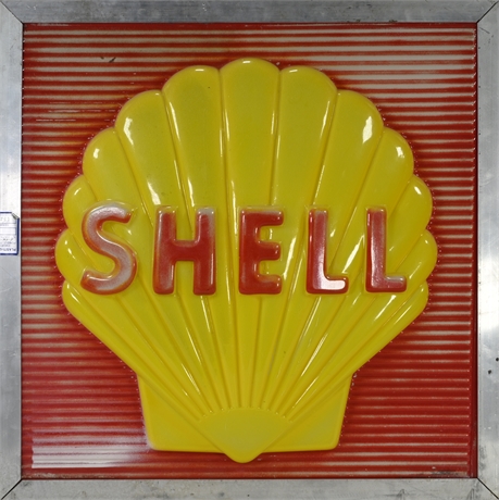 1970's Shell Gas Sign
