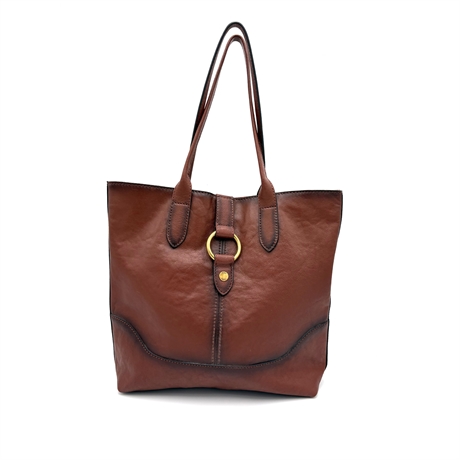 Frye Leather Ring Tote