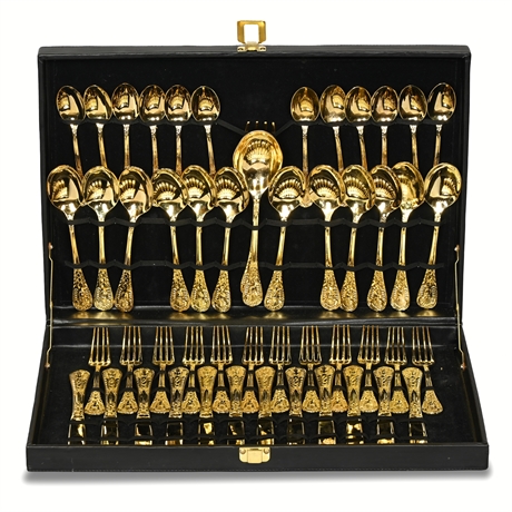 Elegant Gold Service for 12