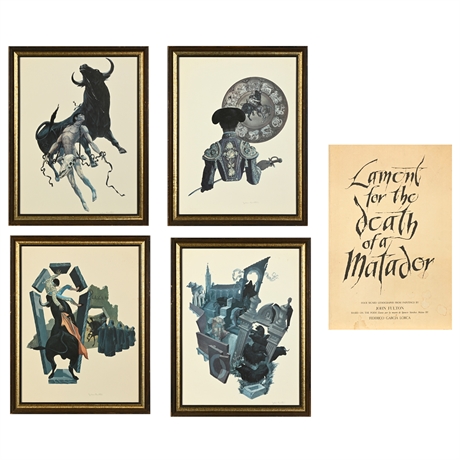 Lament for the Death of a Matador Signed Lithographs (Set 4)