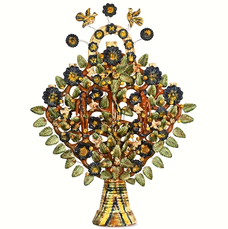 Large Árbol de la Vida (Tree of Life) Candelabrum Altarpiece