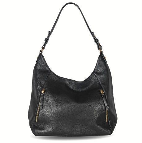 Ora Delphine Pebbled Leather Shoulder Tote