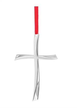 Nambe Nouveau Cross Ornament