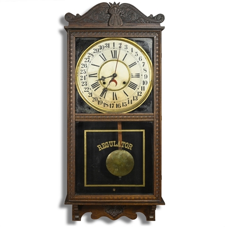 Antique Observatory Clock by William Gilbert Clock Co.