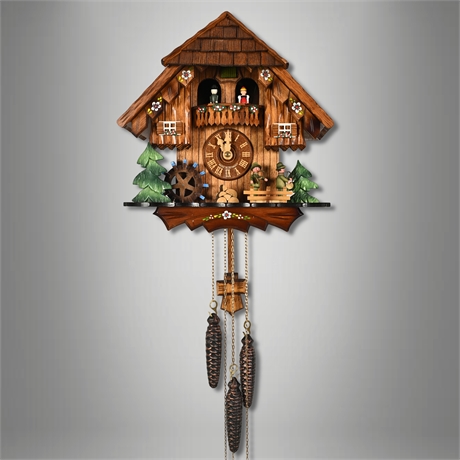Hubert Herr Black Forest Cuckoo Clock — Swiss Romance Music, 3-Weight