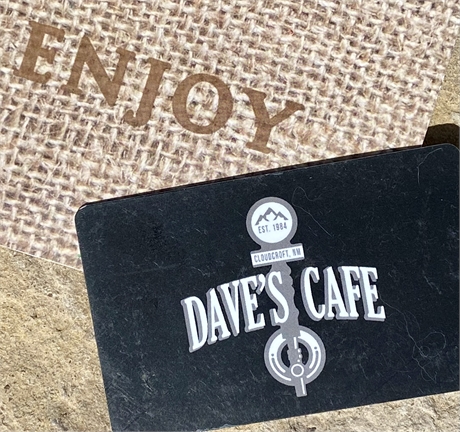 $50 Gift Card, Dave's Café, Cloudcroft, NM