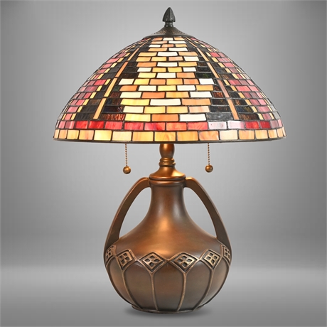 Quoizel Stained Glass Lamp