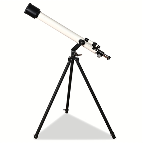 1966 Tasco 12TE-5 266 Power Telescope w/ Tripod & Original Case