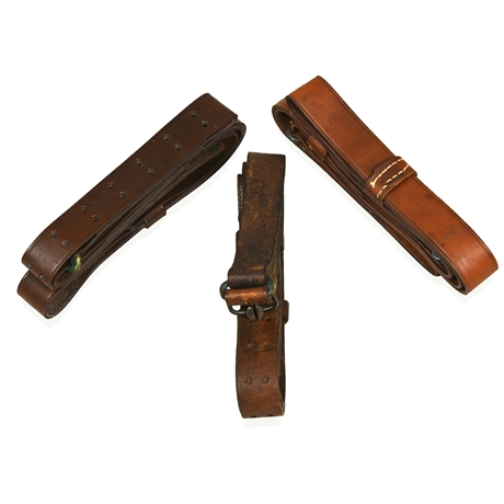 Military Issue Leather Rifle Slings