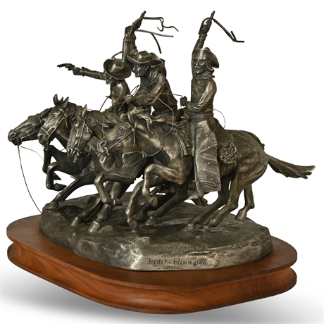 Frederic Remington 'Coming Through the Rye' Sculpture
