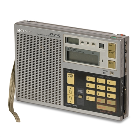 Sony ICF-2002 Shortwave Radio Sony FM/LW/MW/SW PLL Synthesized Receiver