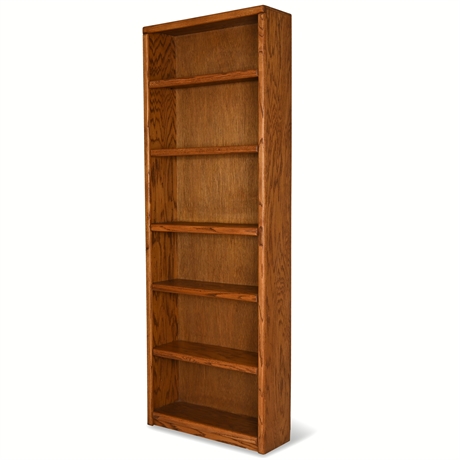 84" Classic Oak Bookcase