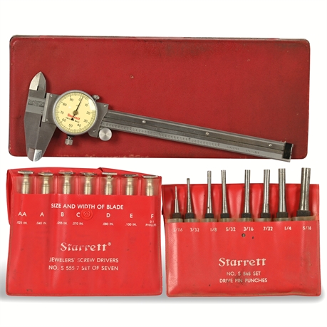 Starrett Tool Set – Precision Measuring and Crafting Tools